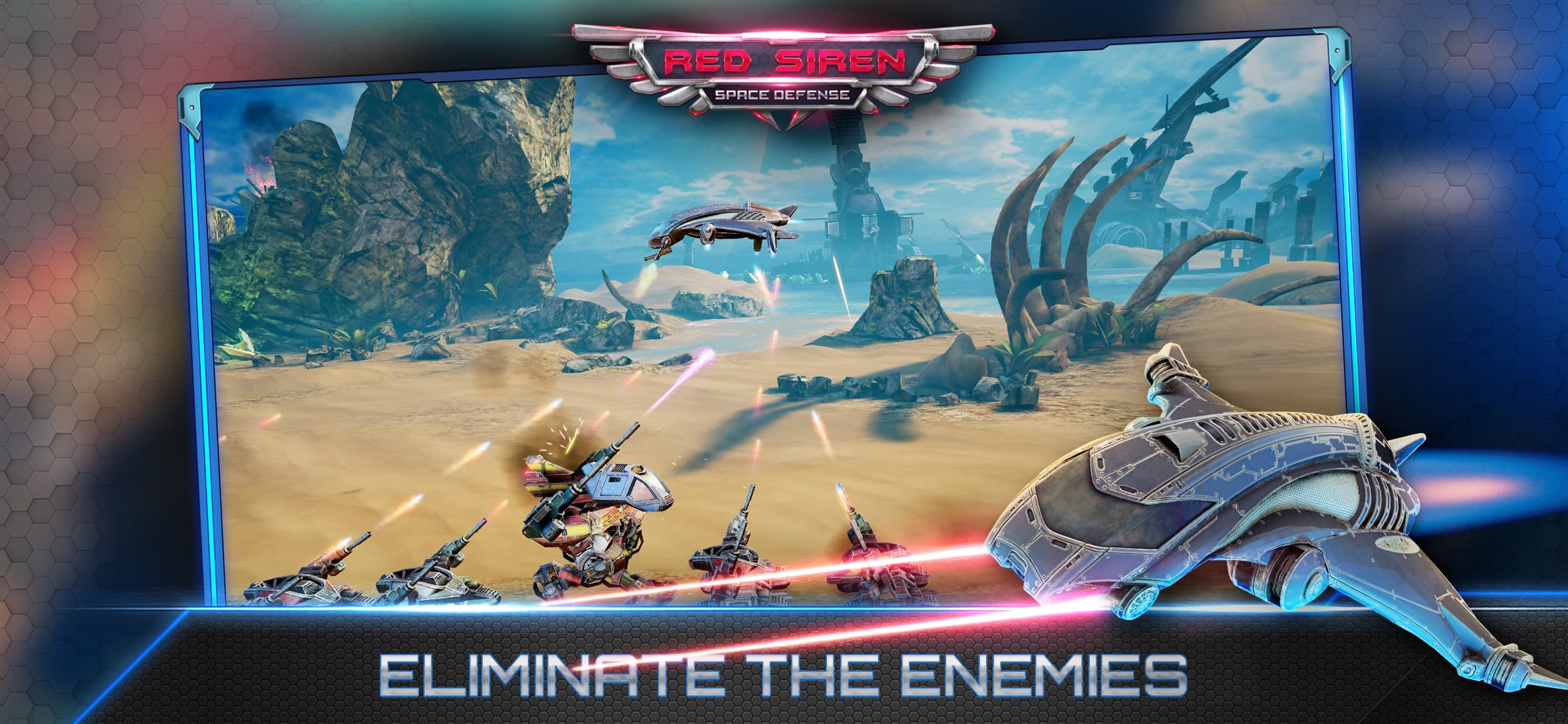Red Siren: Space Defense screenshot 3 - screenshot