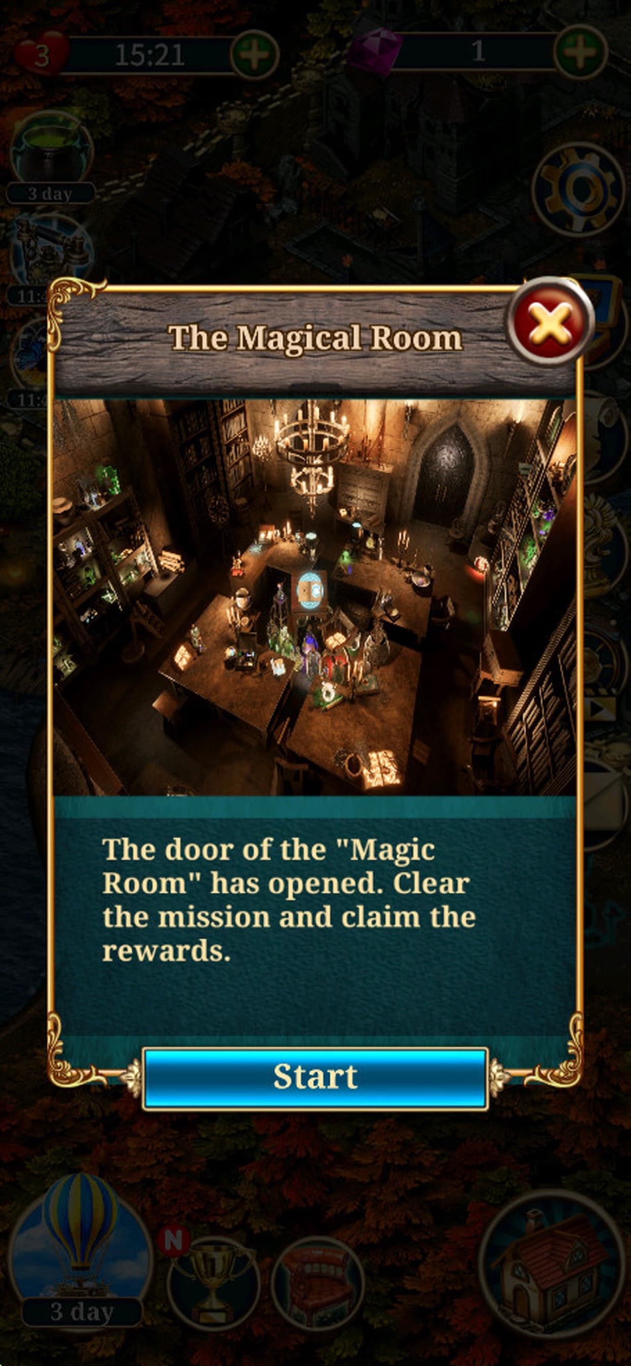 Raven Castle : Mystery Match 3 screenshot 2 - screenshot