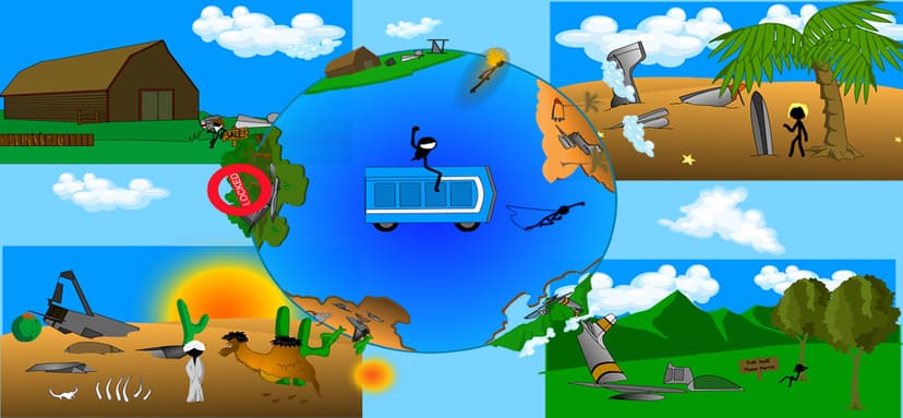 Potty Launcher 2 - Cart Hero screenshot 4 - screenshot