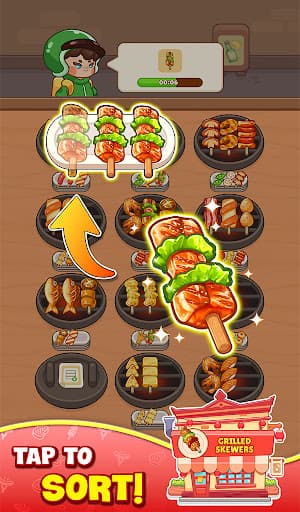 BBQ Skewer Sort: Food Lover screenshot 1 - screenshot