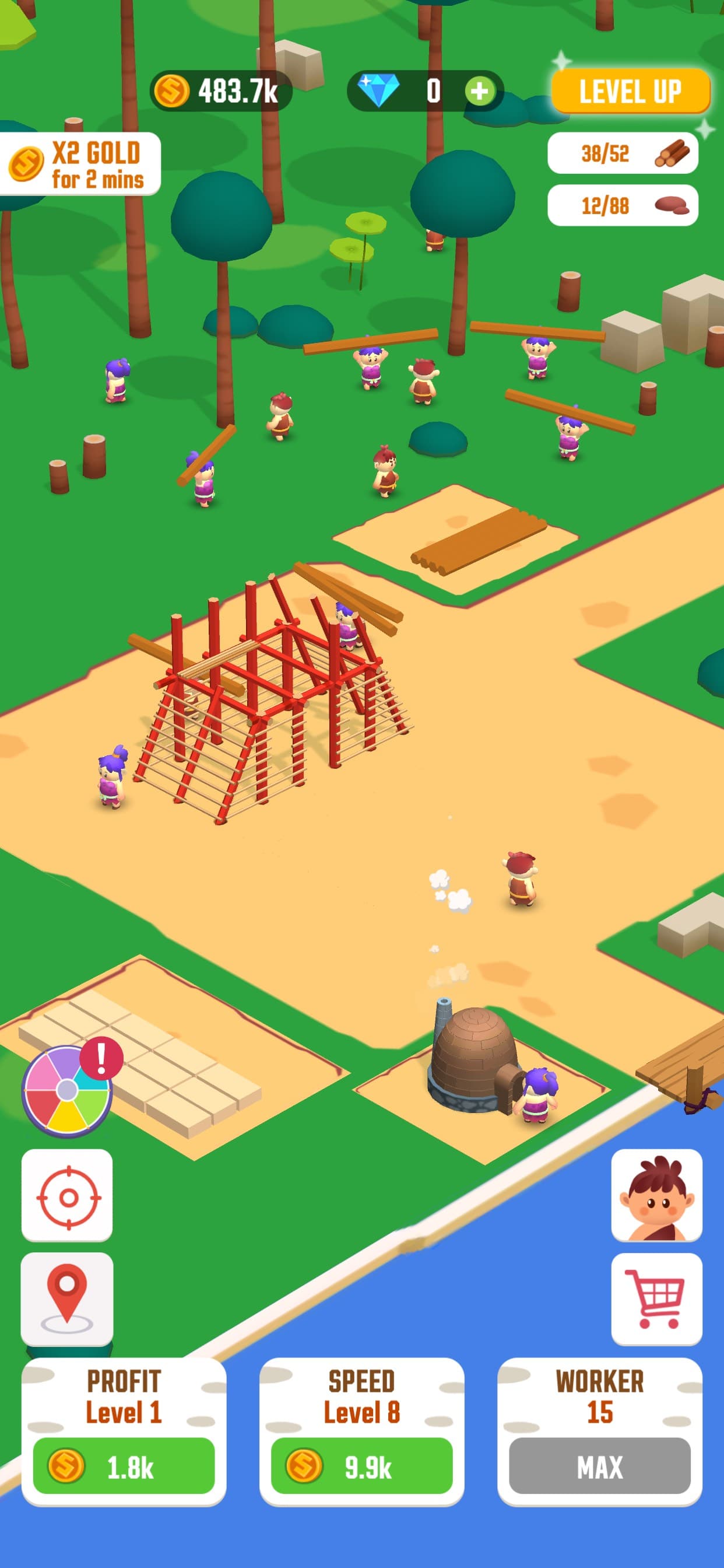 Idle Jungle: Survival Builder screenshot 2 - screenshot