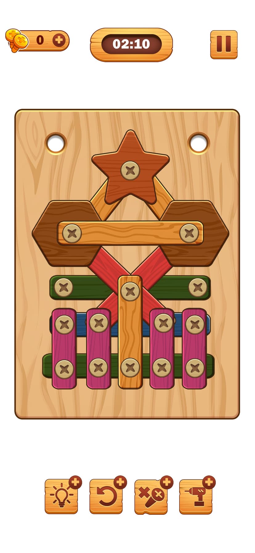 Screw Puzzle: Wood Nut & Bolt™ screenshot 10 - screenshot