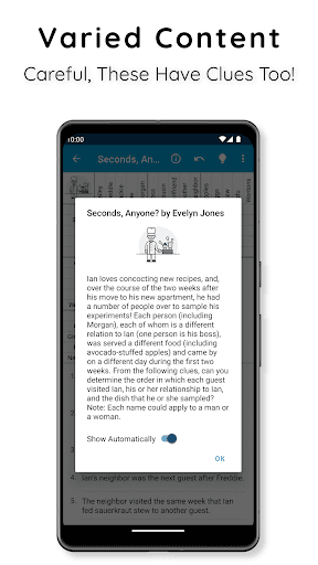 HARD Penny Dell Logic Problems screenshot 3 - screenshot