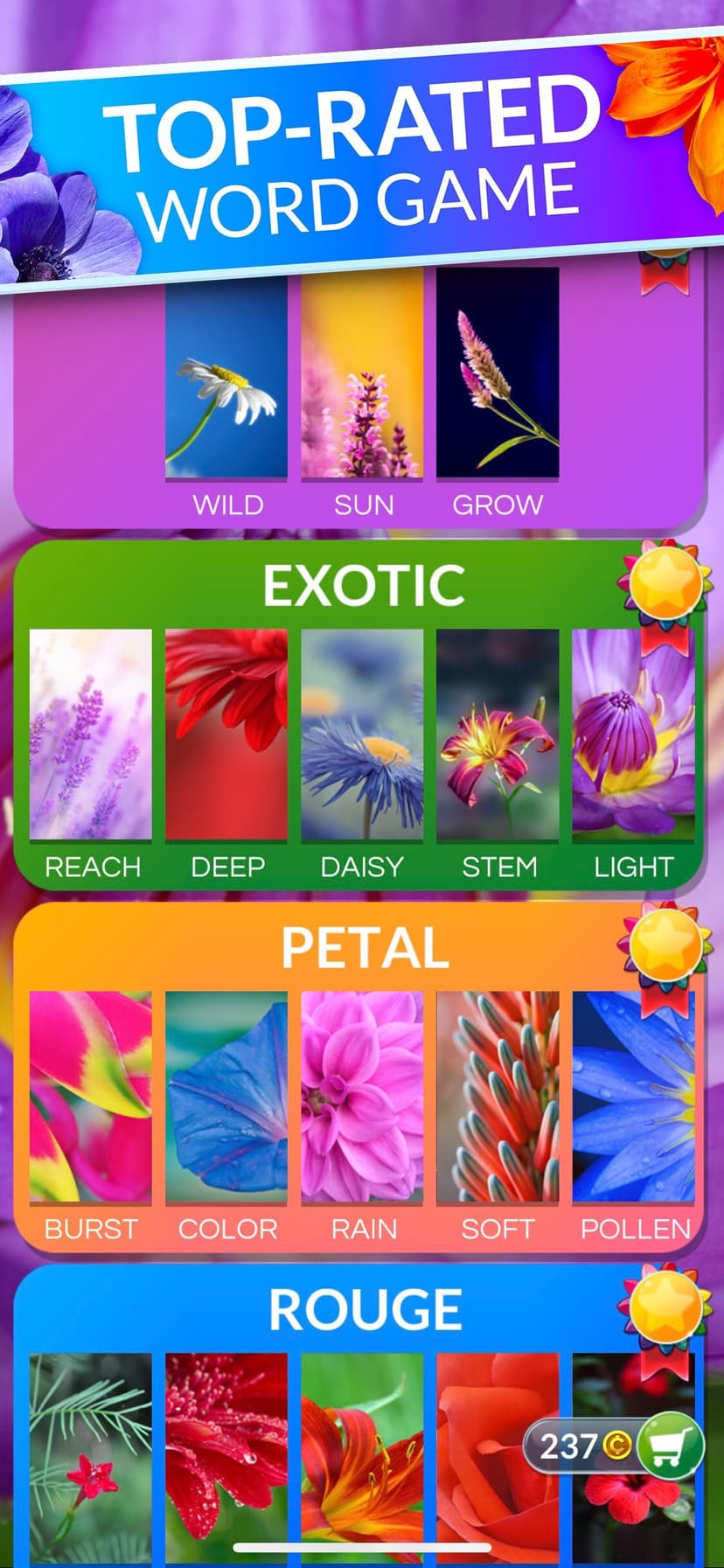 Wordscapes In Bloom screenshot 1 - screenshot