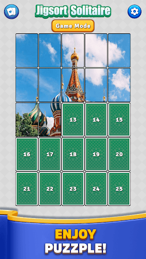 Jigsolitaire Jigsort Puzzle screenshot 6 - screenshot