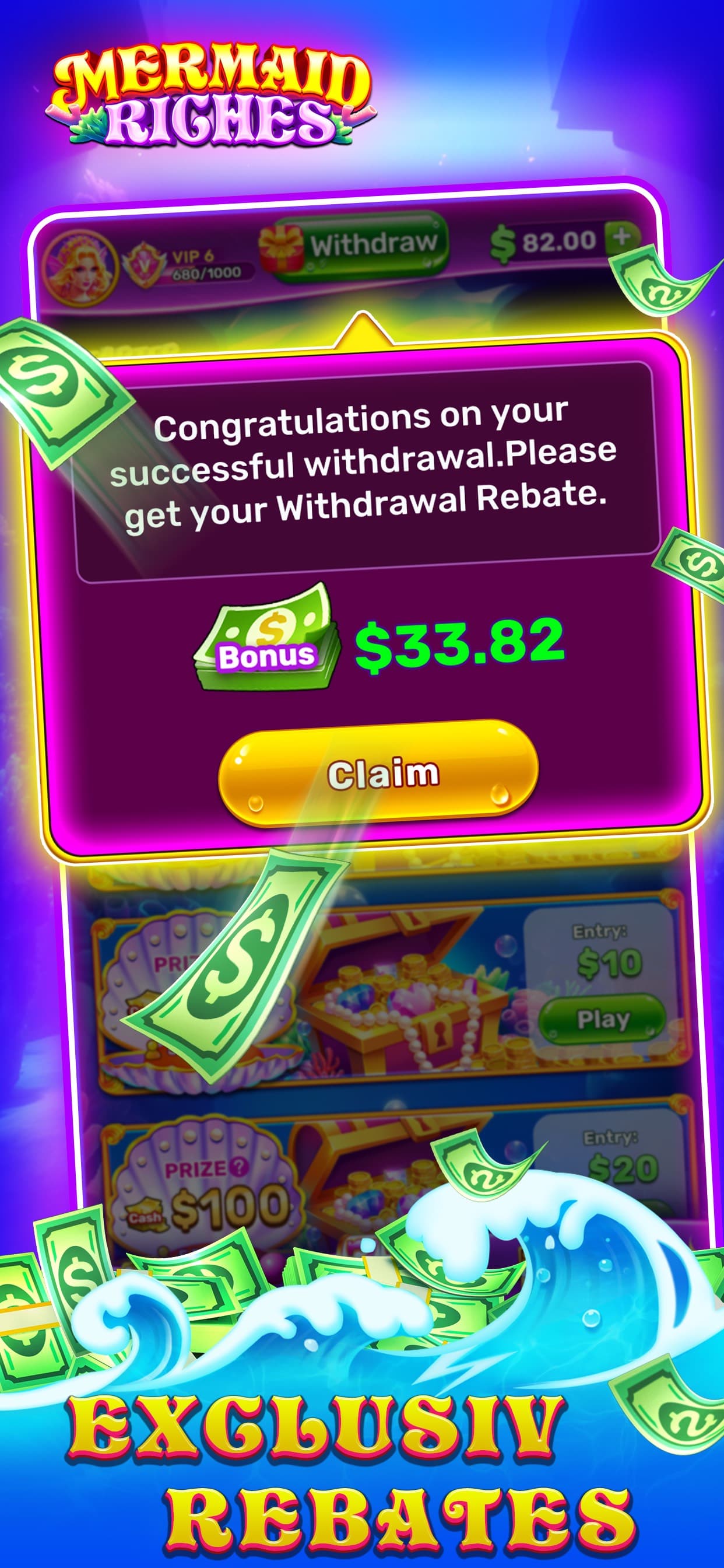 Mermaid Riches-Win Cash Game screenshot 4 - screenshot
