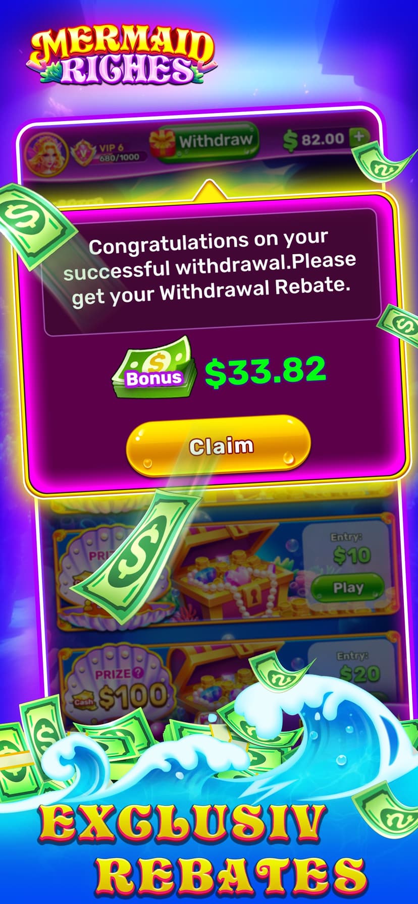 Mermaid Riches-Win Cash Game screenshot 4 - screenshot