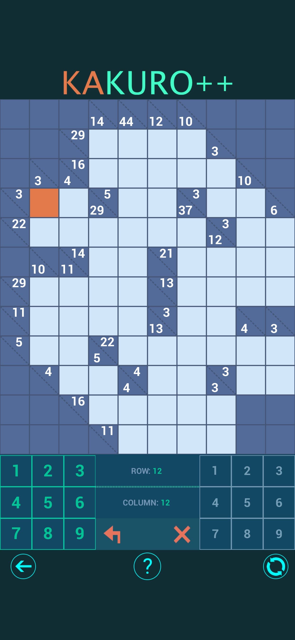 Kakuro++ Cross Sums Puzzles screenshot 4 - screenshot