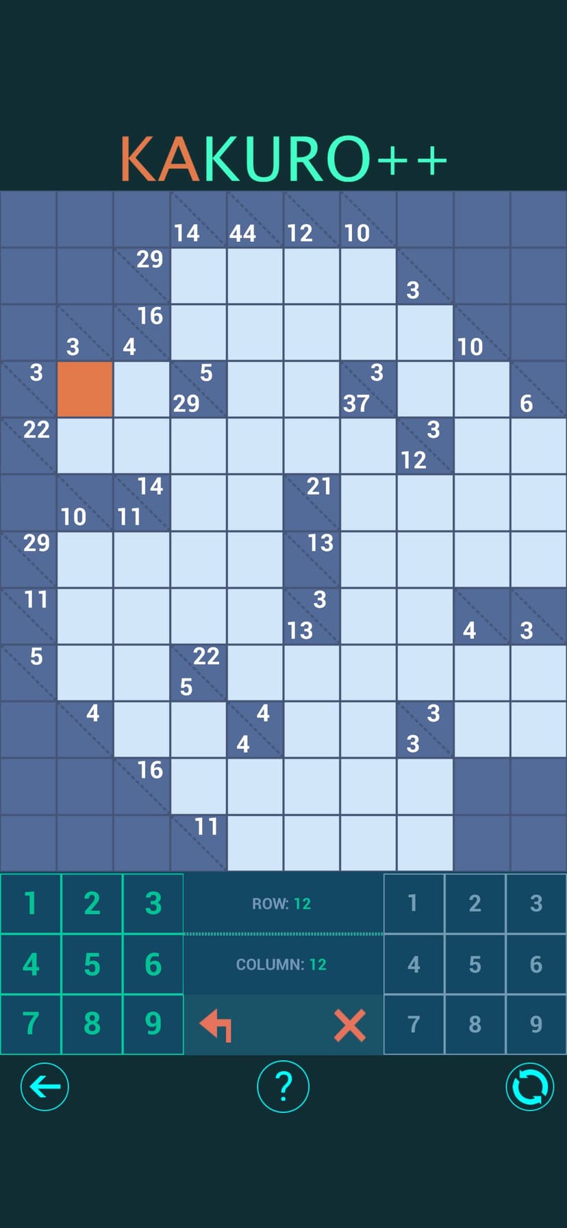 Kakuro++ Cross Sums Puzzles screenshot 4 - screenshot