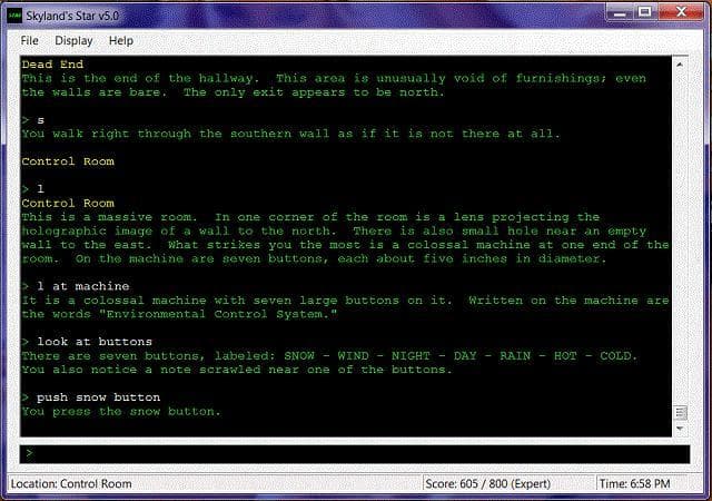 Null - screenshot