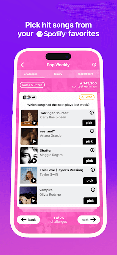 FanLabel: Daily Music Contests screenshot 15 - screenshot
