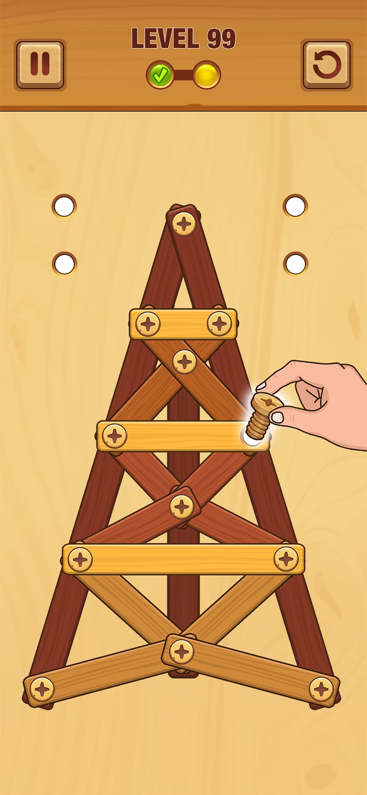 Wood Nuts: Nuts & Bolts screenshot 1 - screenshot
