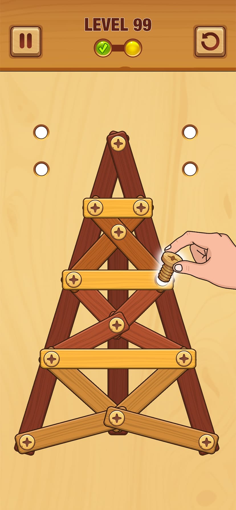 Wood Nuts: Nuts & Bolts screenshot 1 - screenshot