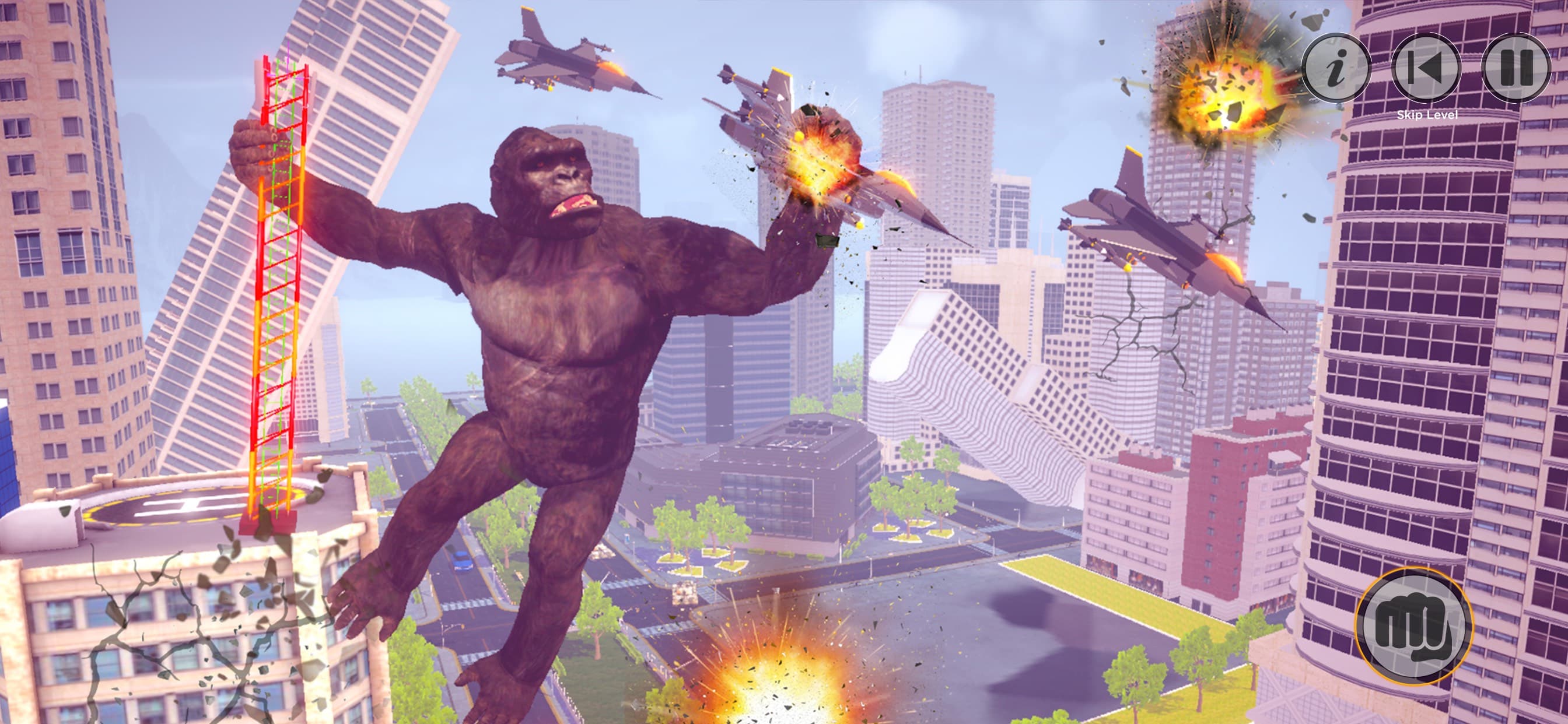 Hot Giant Gorilla Bigfoot Game screenshot 1 - screenshot