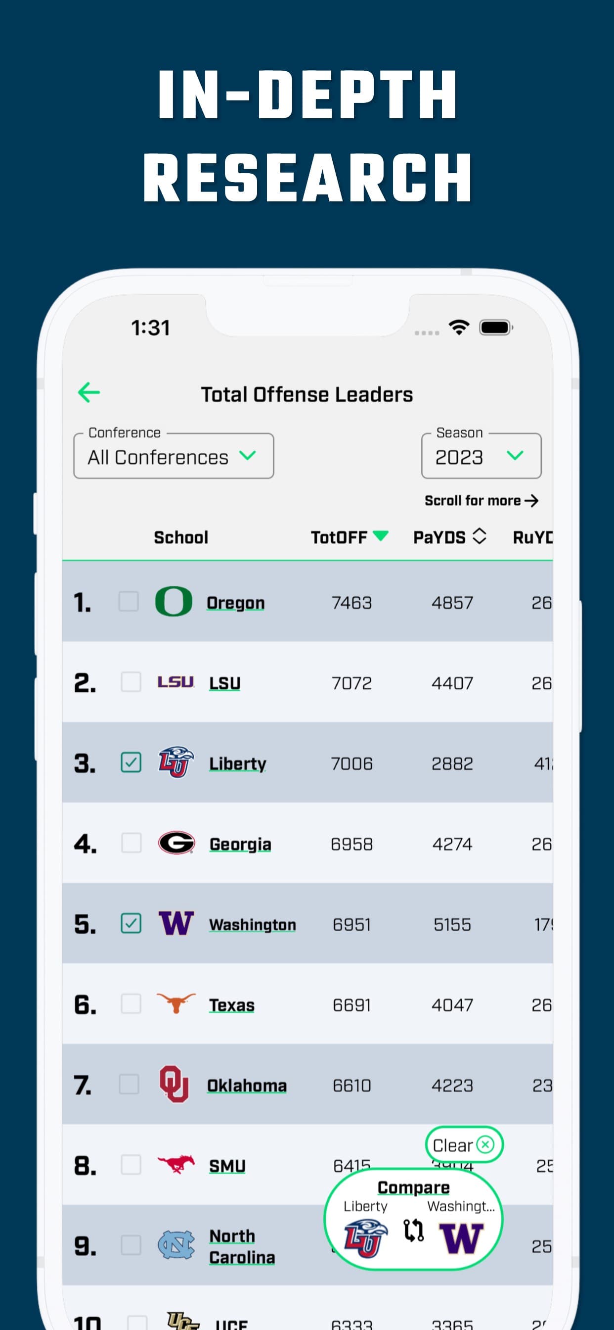 Ranked: College Football screenshot 5 - screenshot