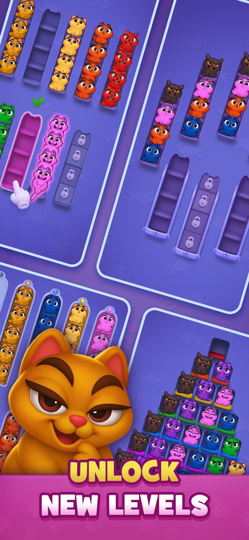 Kitty Sort: Twisted Tails screenshot 4 - screenshot