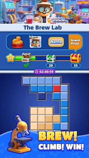 Coffee Sort - Block Jam Puzzle screenshot 1 - screenshot