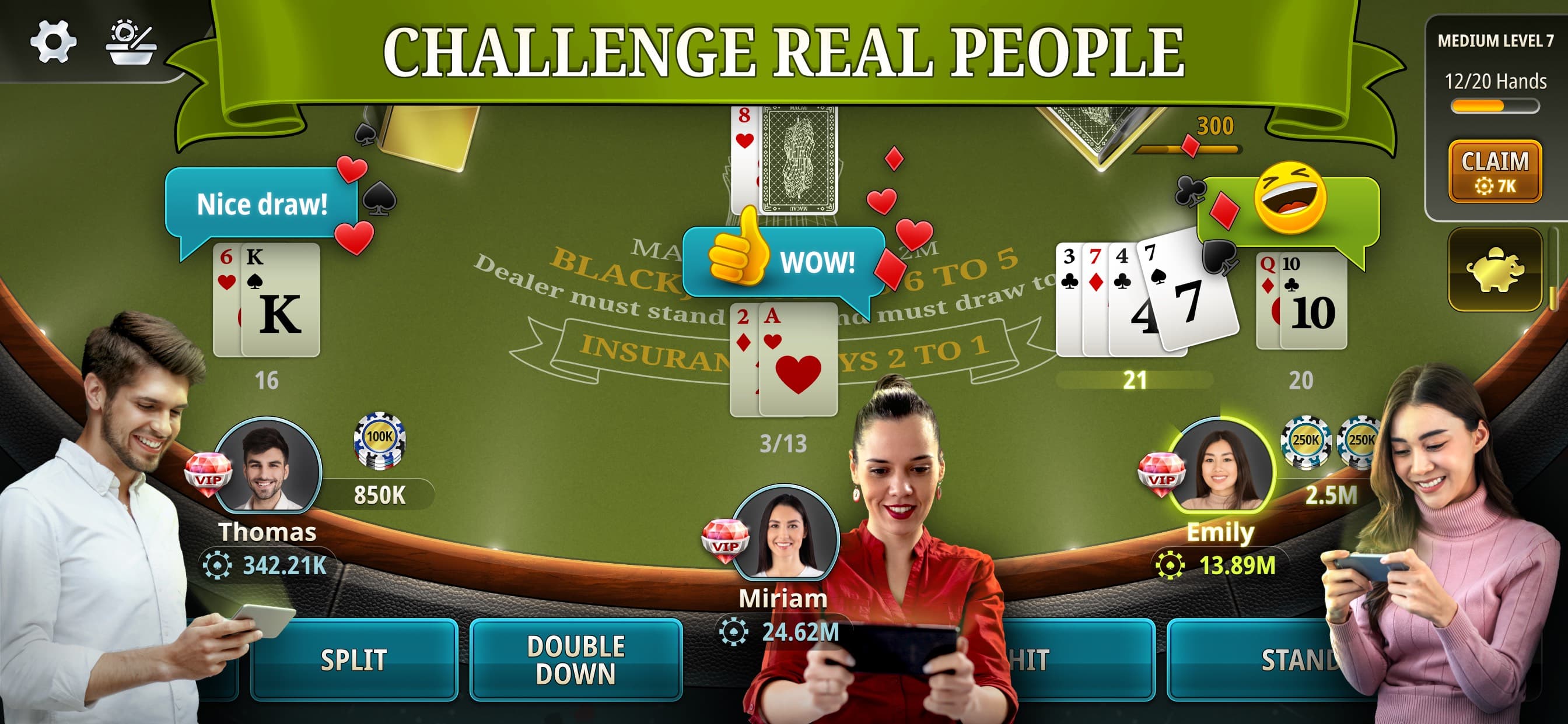 Blackjack 21 - Casino Games screenshot 2 - screenshot