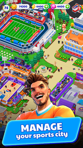 Merge Sports: City Builder screenshot 1 - screenshot