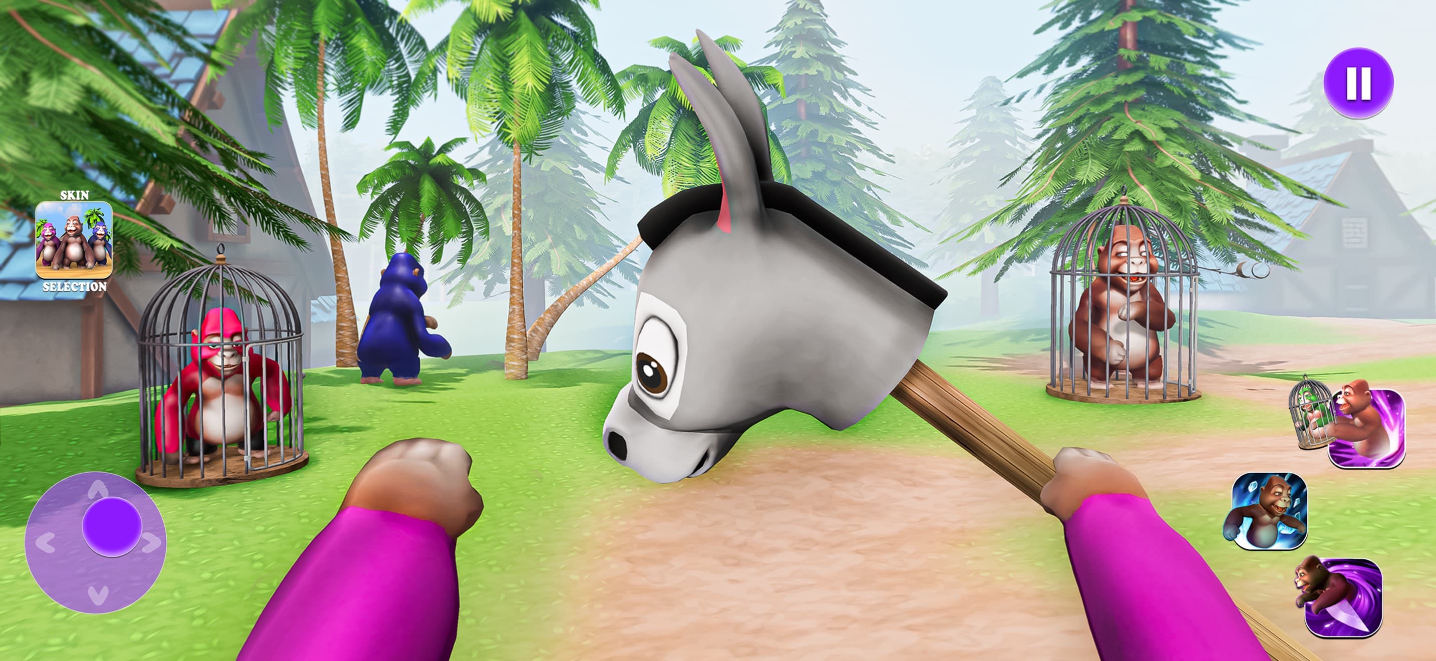 Gorilla Hide And Seek Mob Game screenshot 3 - screenshot
