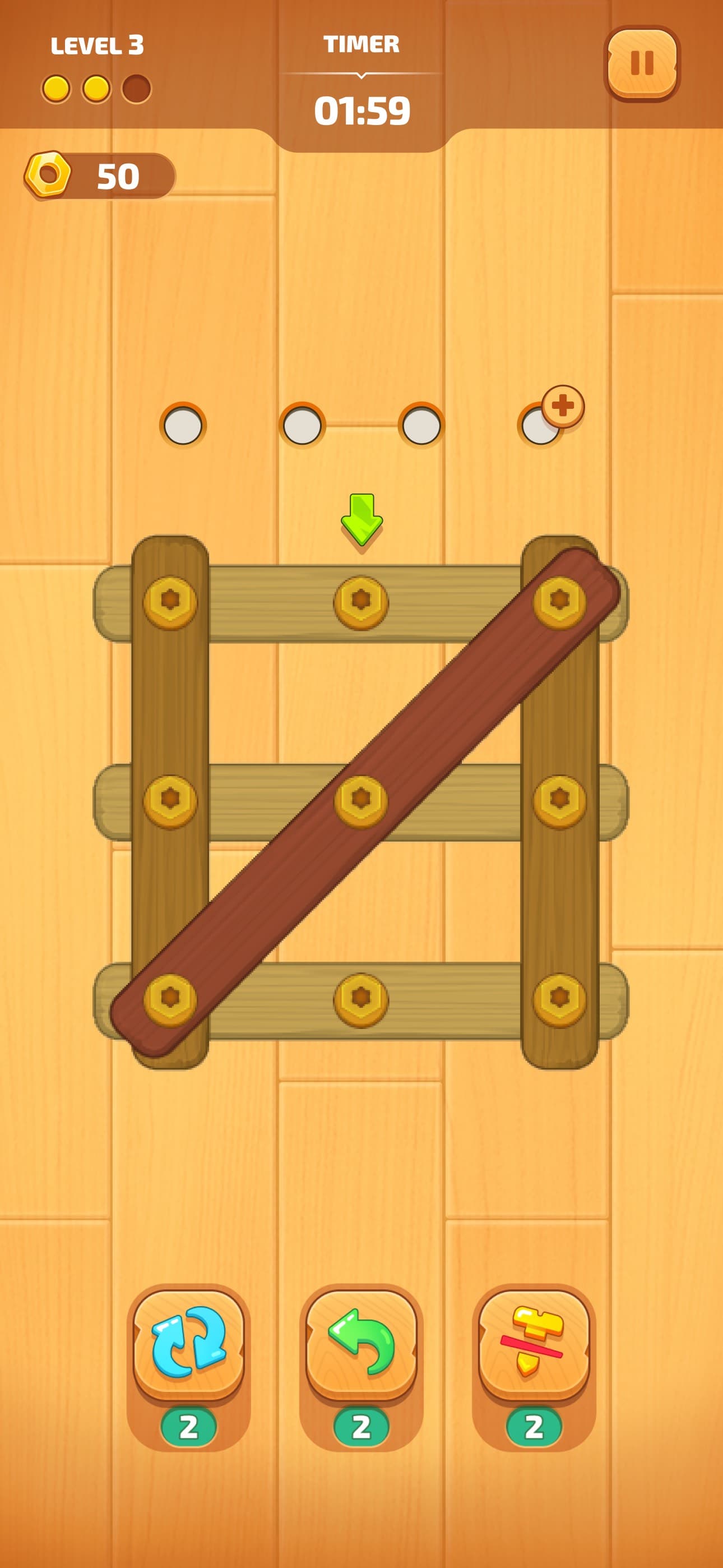 Awesome Bolts & Screws Puzzles screenshot 1 - screenshot