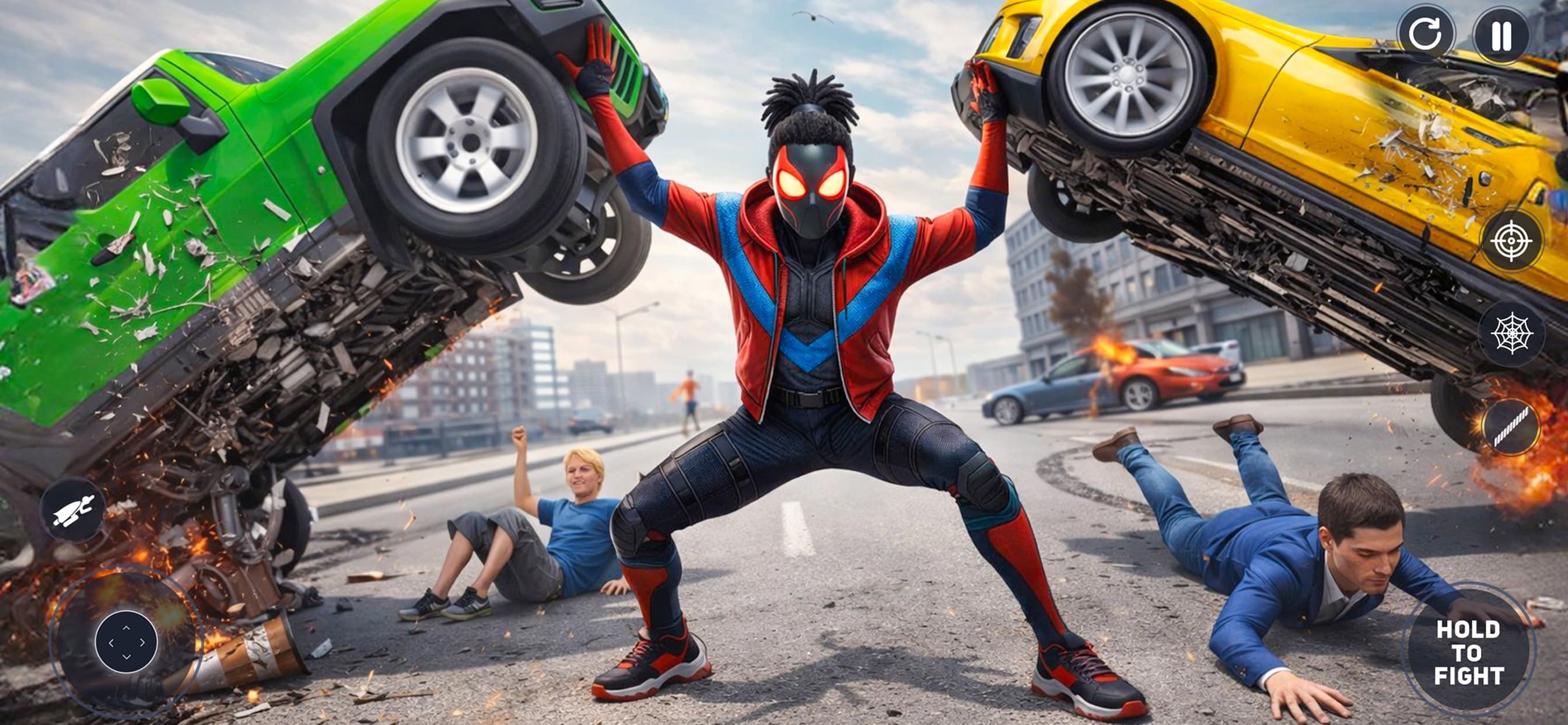 Amazing Rope Hero Spider Games screenshot 4 - screenshot