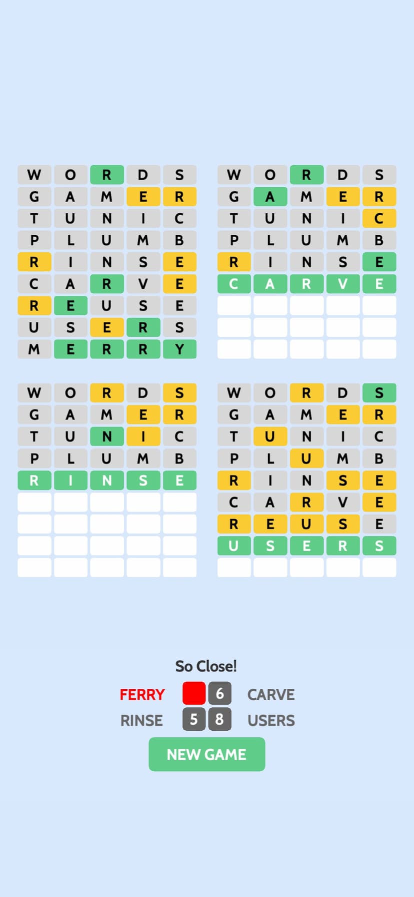 Quad Word screenshot 4 - screenshot