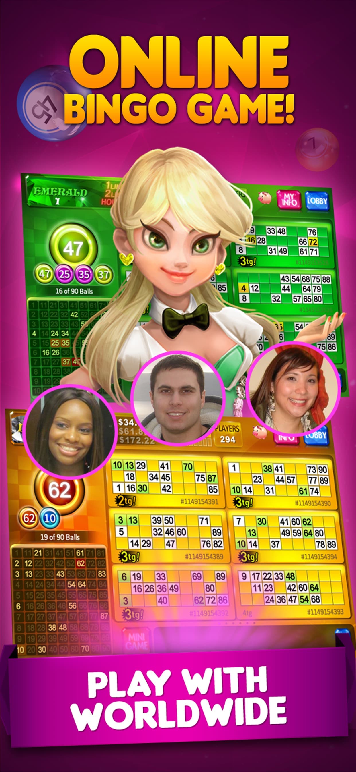 Bingo 90 Live : Vegas Slots screenshot 2 - screenshot