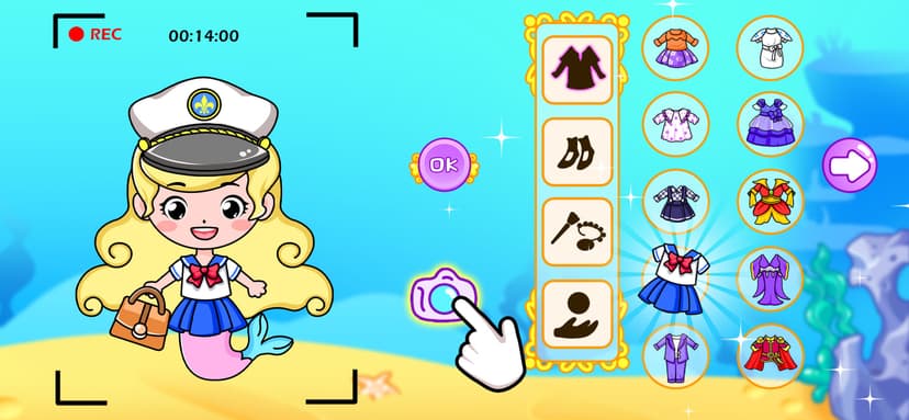Mermaid Princess Town Design screenshot 2 - screenshot