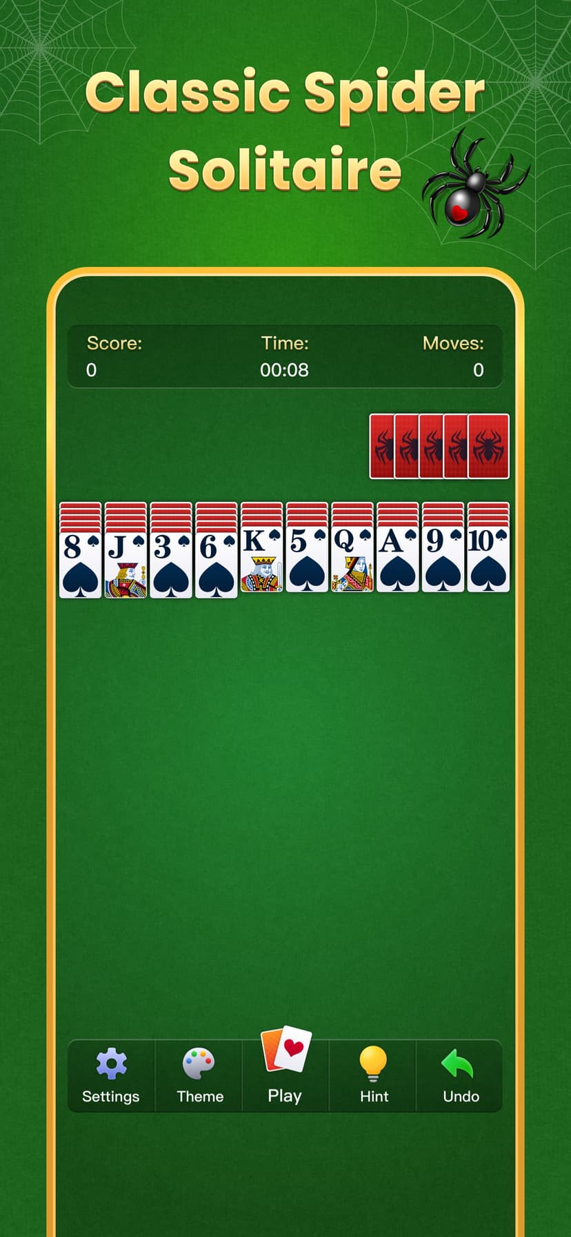 Spider Solitaire Classic 2025 screenshot 1 - screenshot