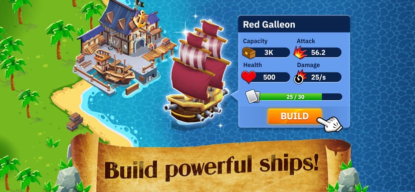 Idle Pirate Tycoon: Gold Sea screenshot 4 - screenshot