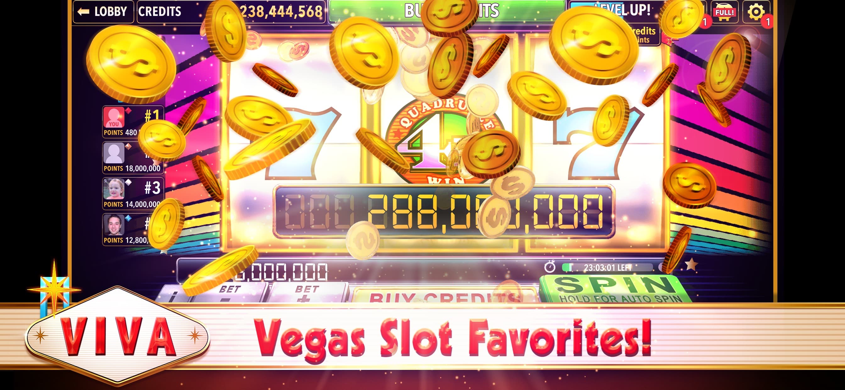 Viva Slots Vegas Slot Machines screenshot 1 - screenshot