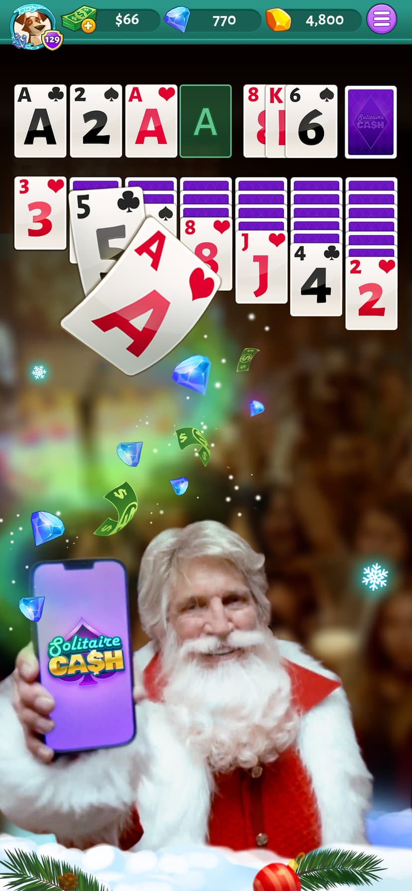 Solitaire Cash screenshot 1 - screenshot