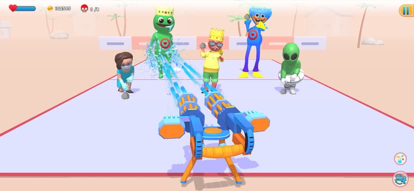Water Shooting Pool Gun Arena screenshot 3 - screenshot