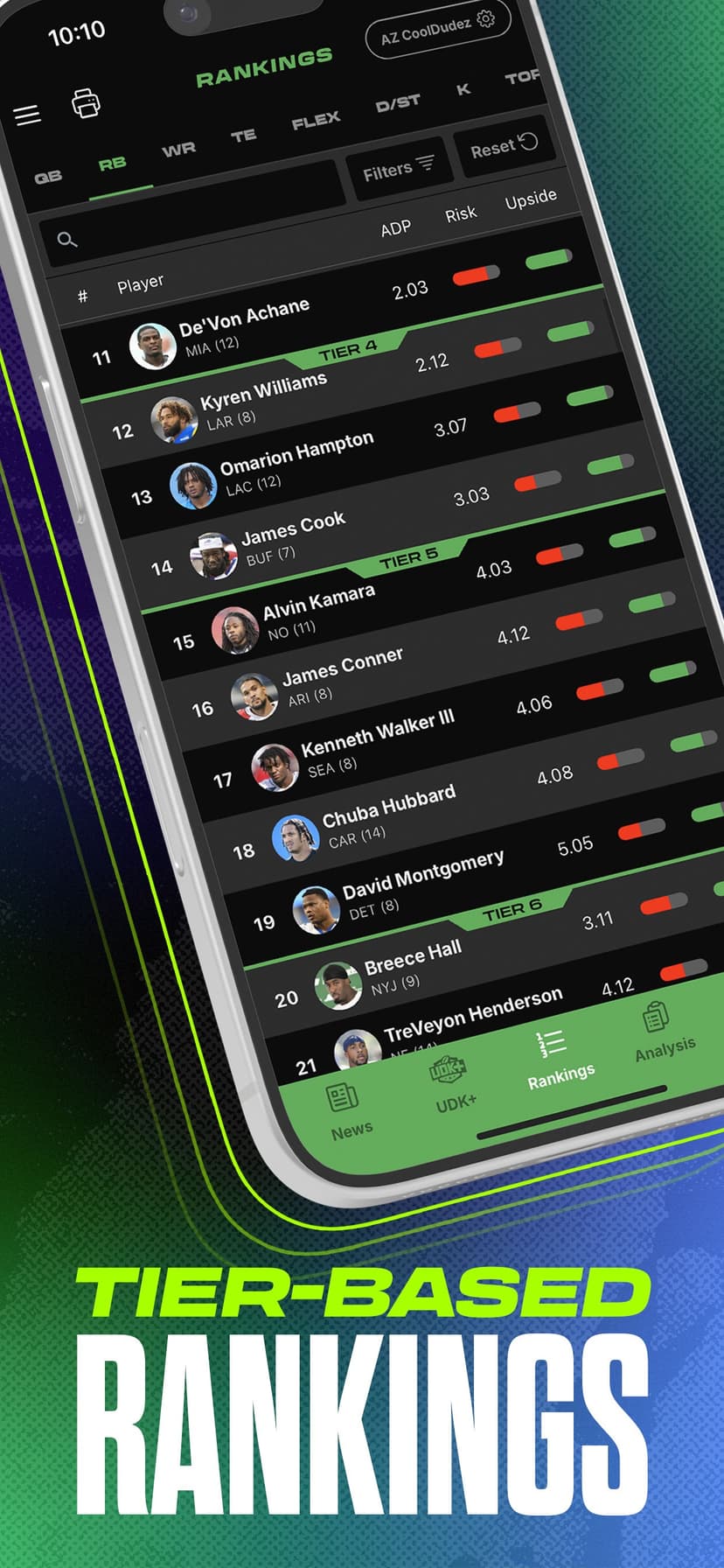 Fantasy Football Draft Kit UDK screenshot 2 - screenshot
