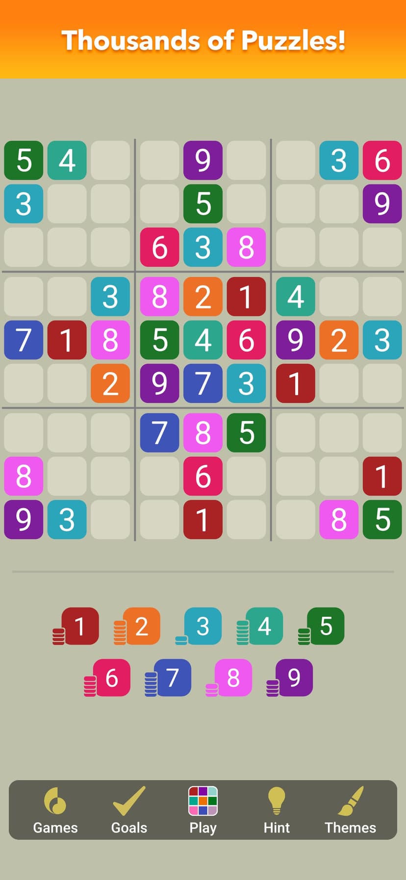 Sudoku Color - Classic Puzzle! screenshot 7 - screenshot