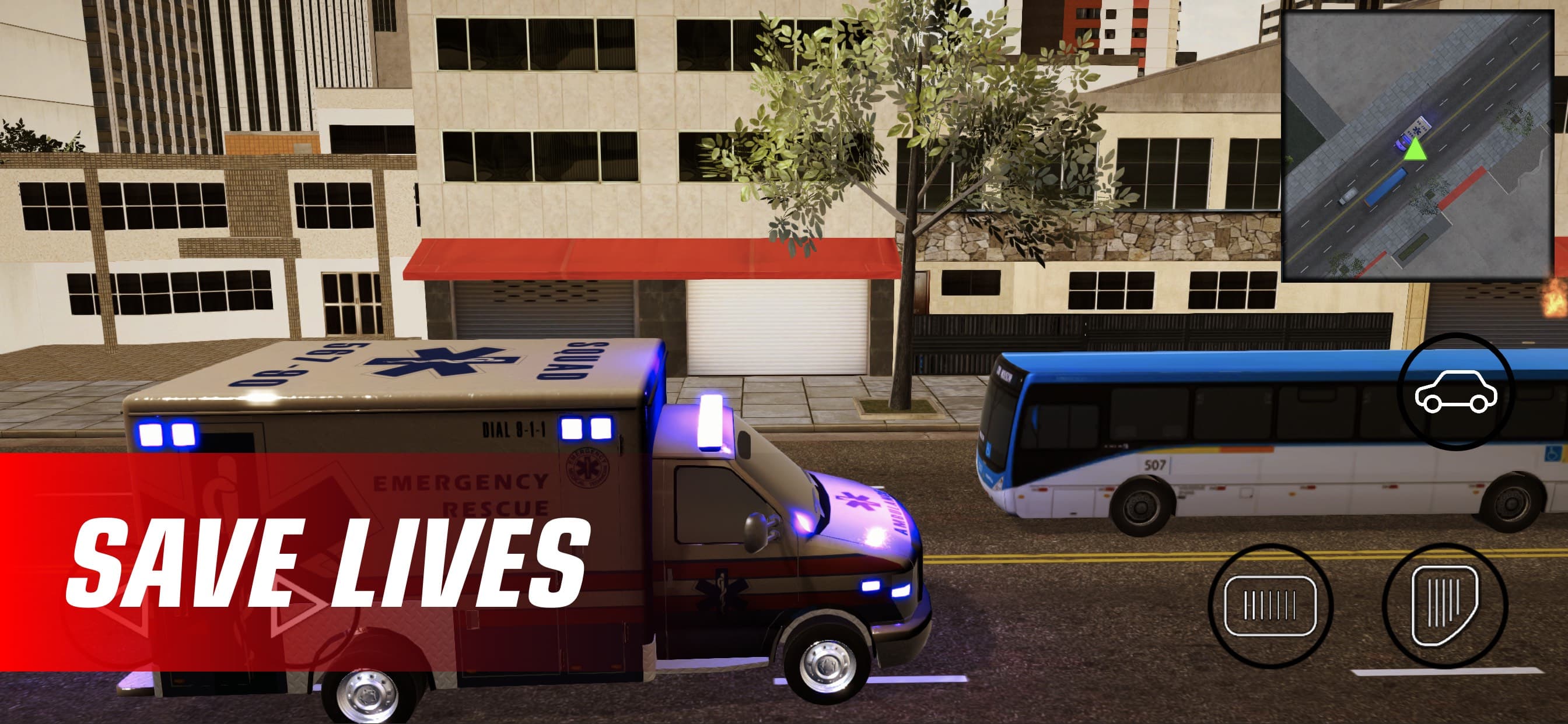 Ambulance city car simulator screenshot 3 - screenshot