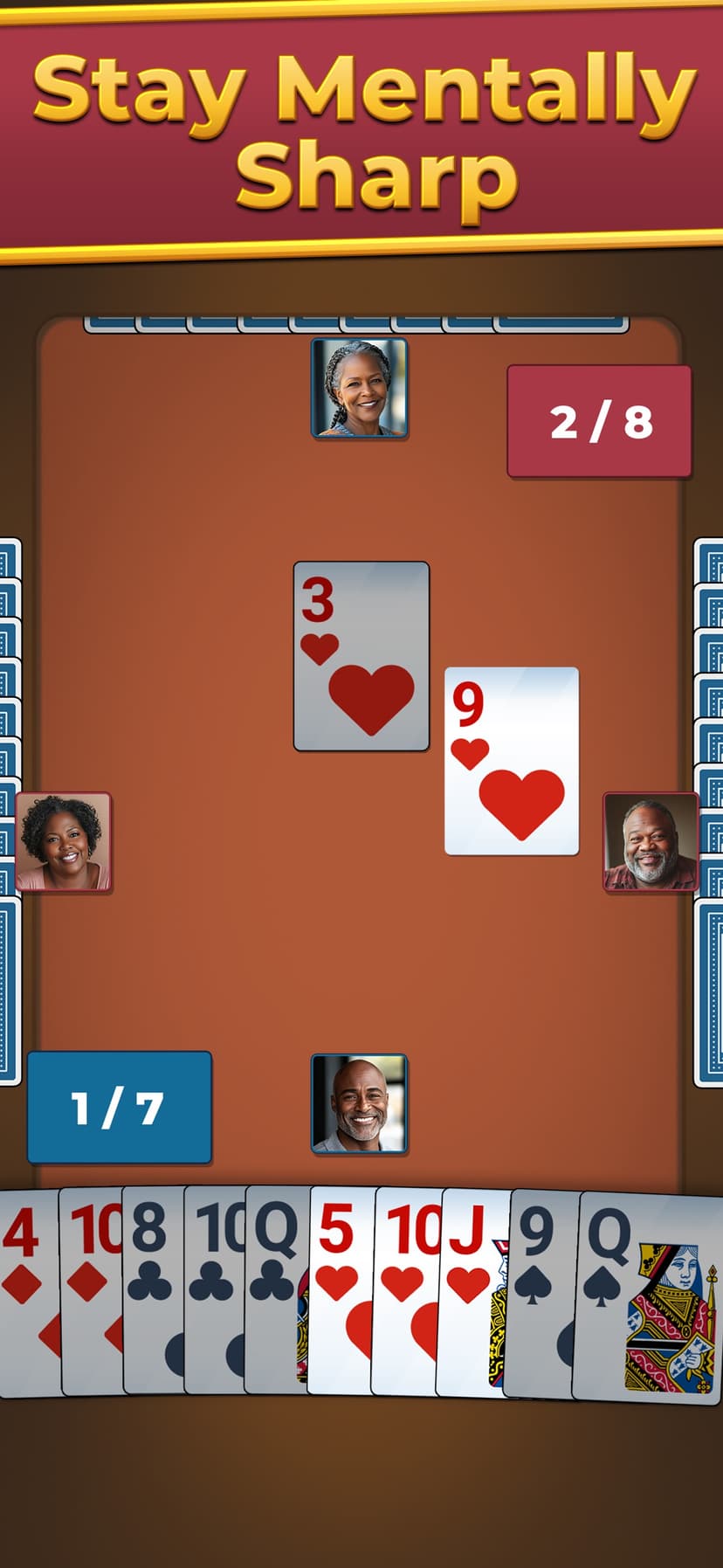 Spades For Seniors: Card Game screenshot 5 - screenshot