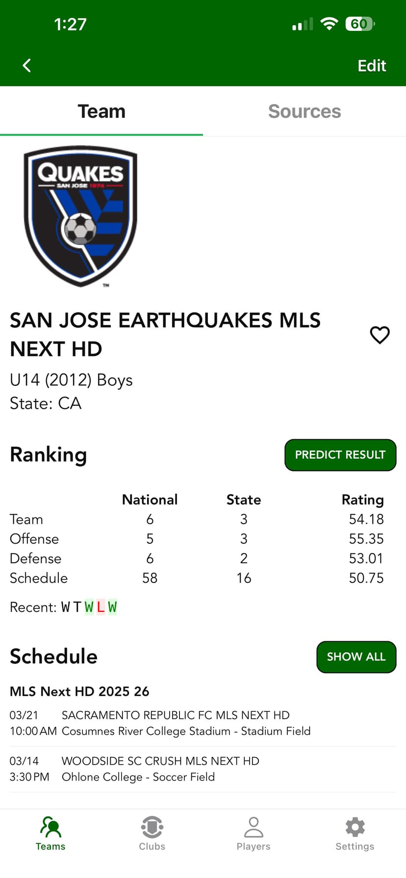 Soccer Rankings screenshot 2 - screenshot
