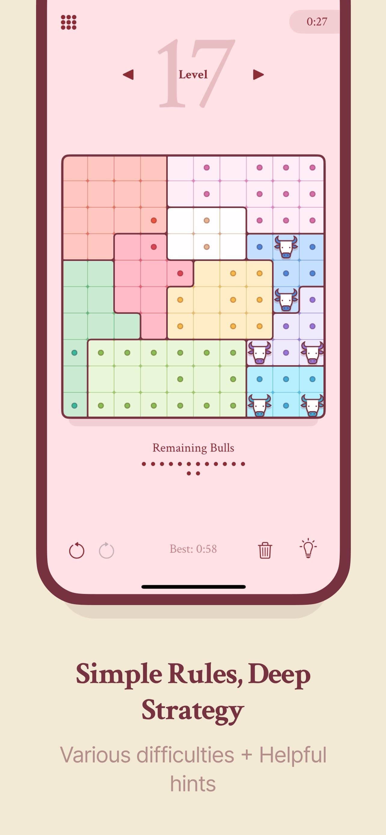 Bullpen: Logic Puzzle Game screenshot 3 - screenshot