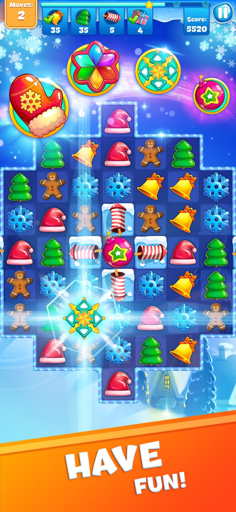 Christmas Sweeper 3: Match-3 screenshot 3 - screenshot