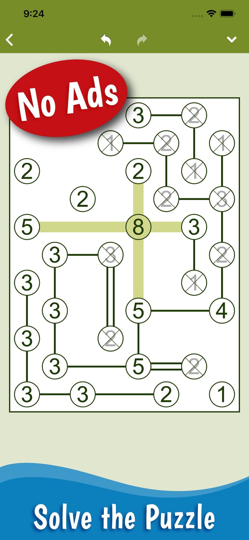 Hashi: Bridges screenshot 1 - screenshot