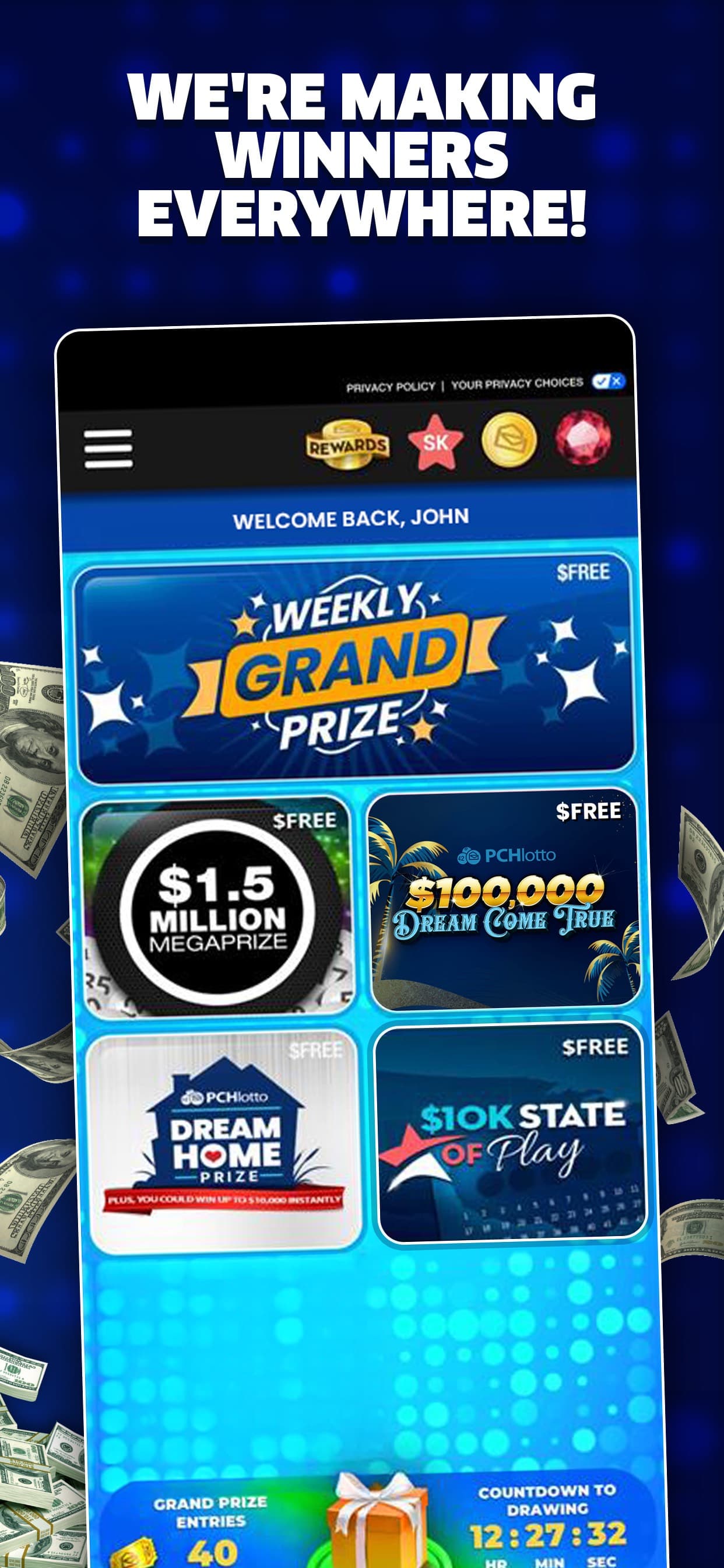 PCH Lotto - Real Cash Jackpots screenshot 5 - screenshot