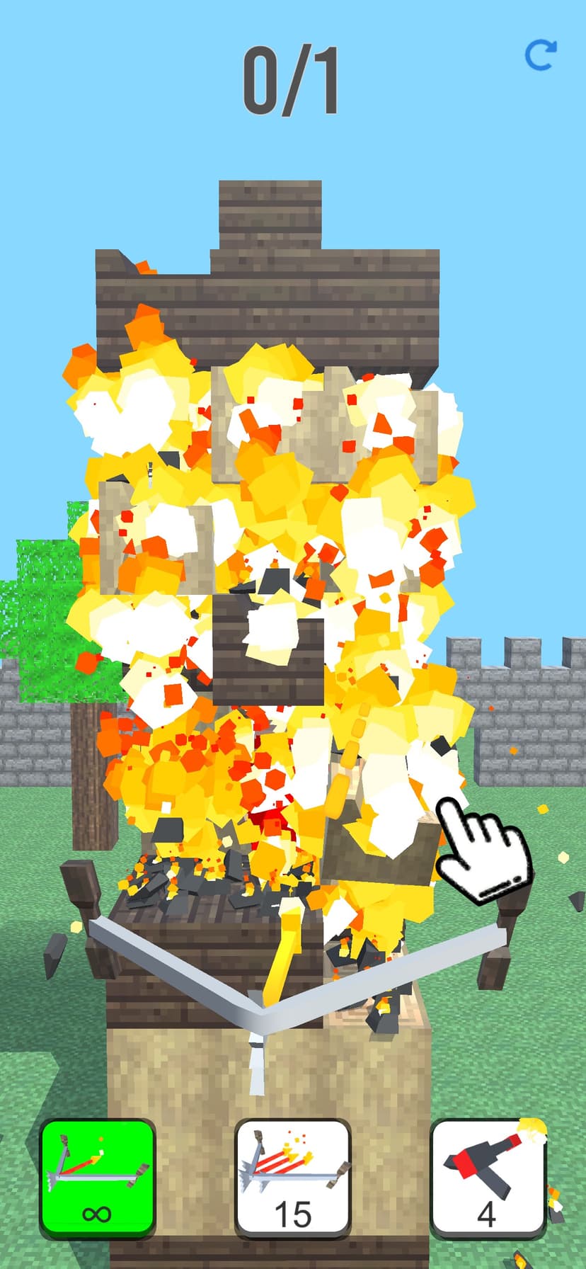 Burn it Down! 3D Pixel Game screenshot 8 - screenshot