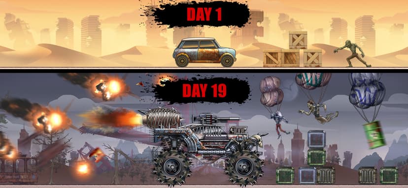Zombie Hill Racing: Earn Climb screenshot 4 - screenshot