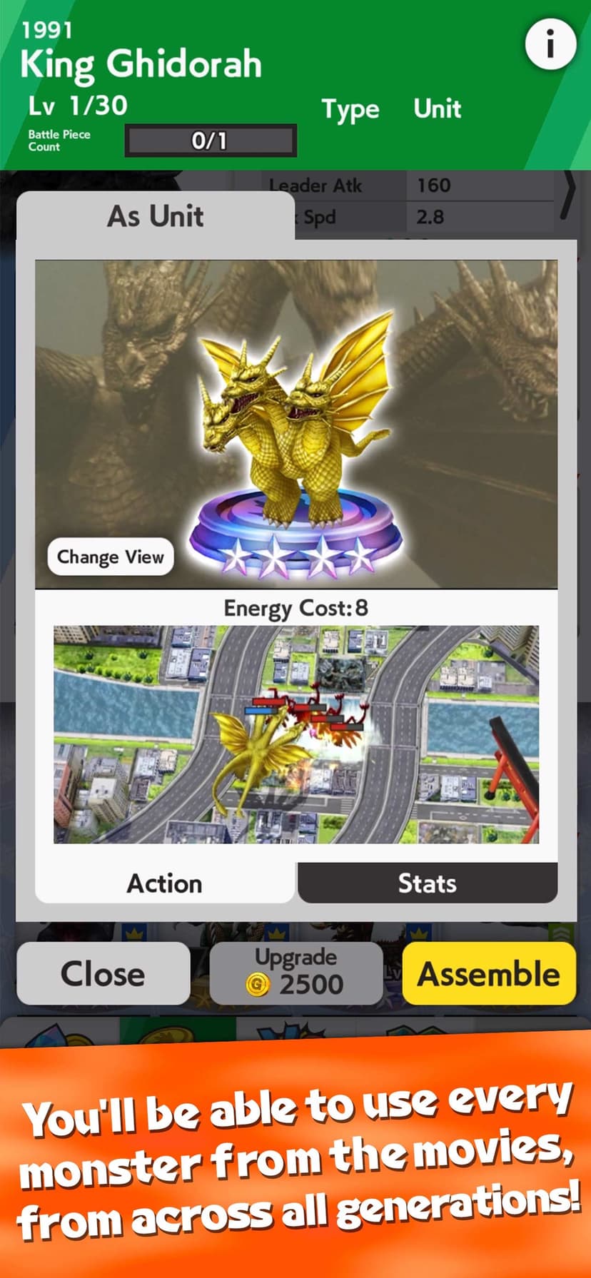 GODZILLA BATTLE LINE screenshot 5 - screenshot