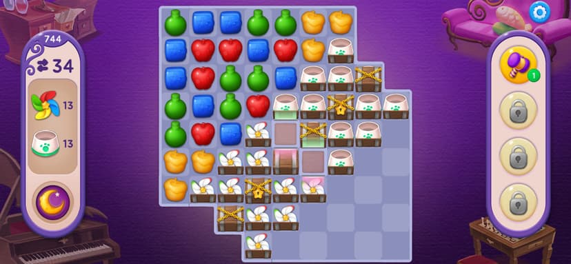 Witch & Cats – Cute Match 3 screenshot 6 - screenshot