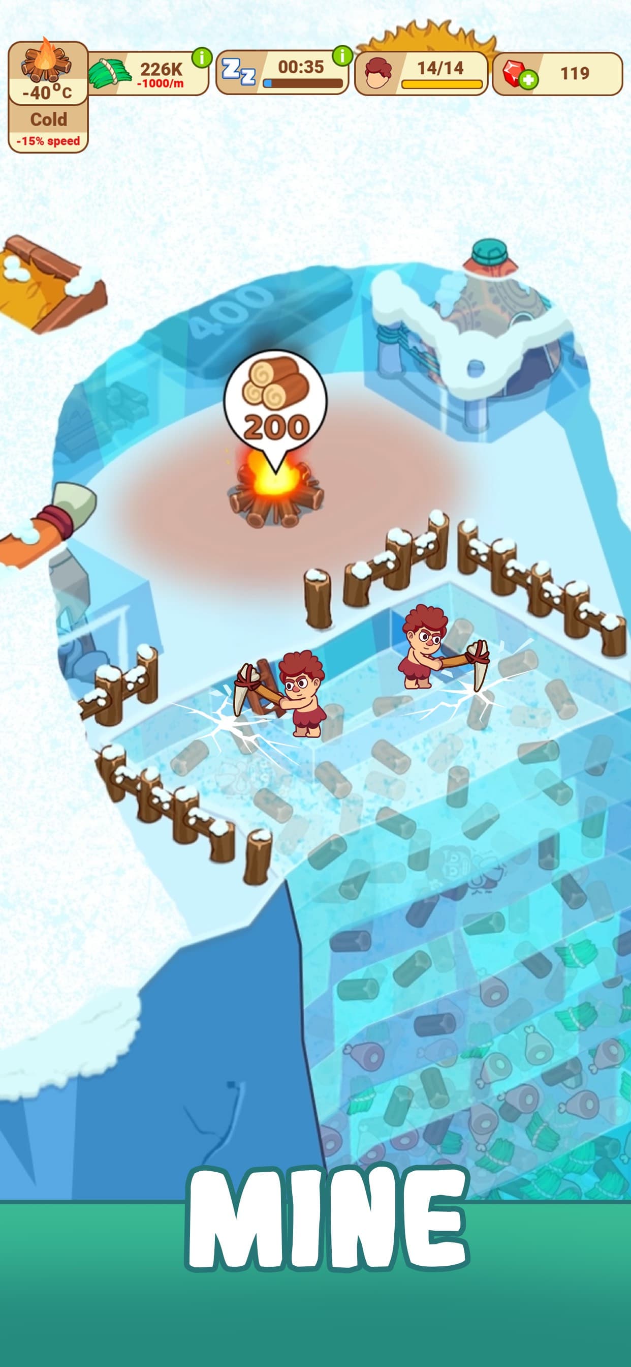 Icy Village: Survival Idle screenshot 5 - screenshot