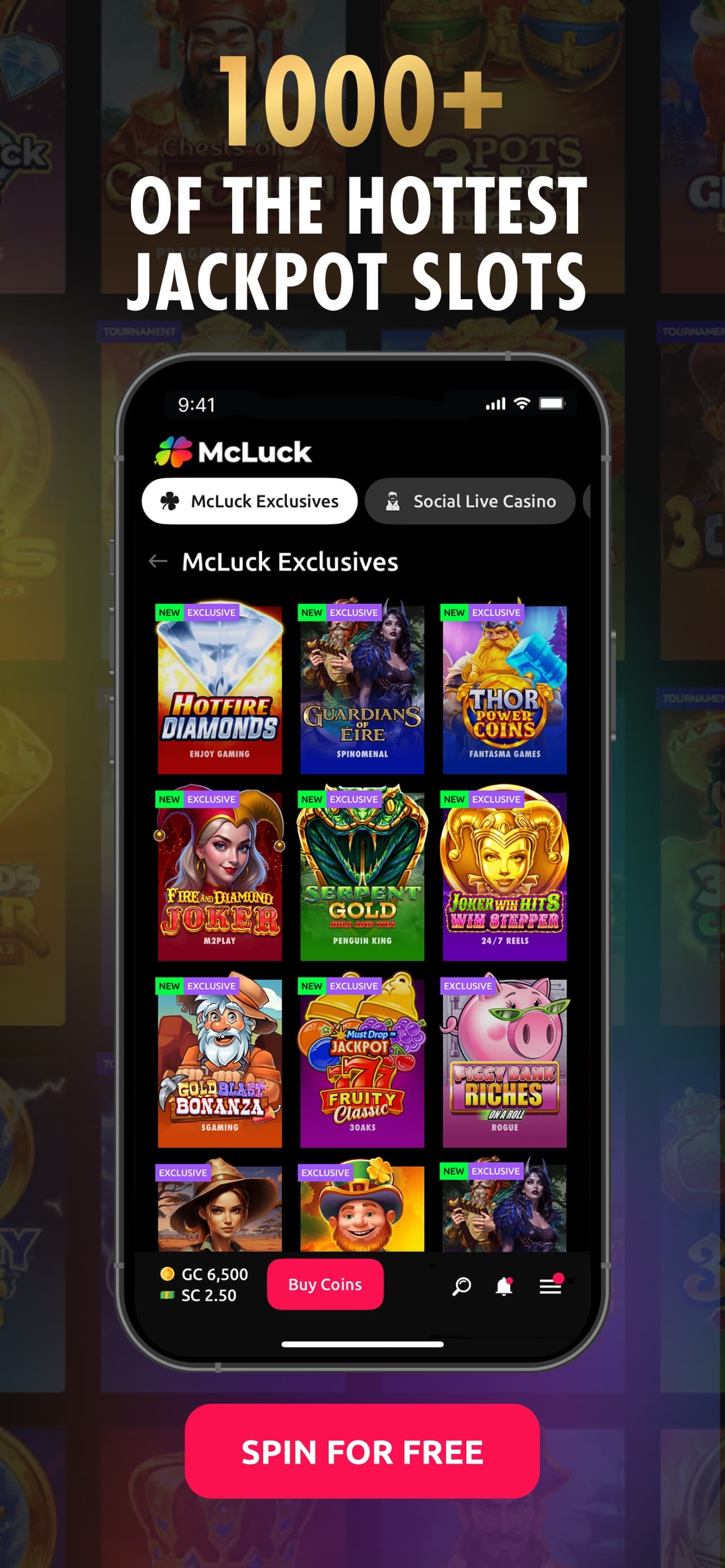 McLuck Casino: Games & Slots screenshot 2 - screenshot