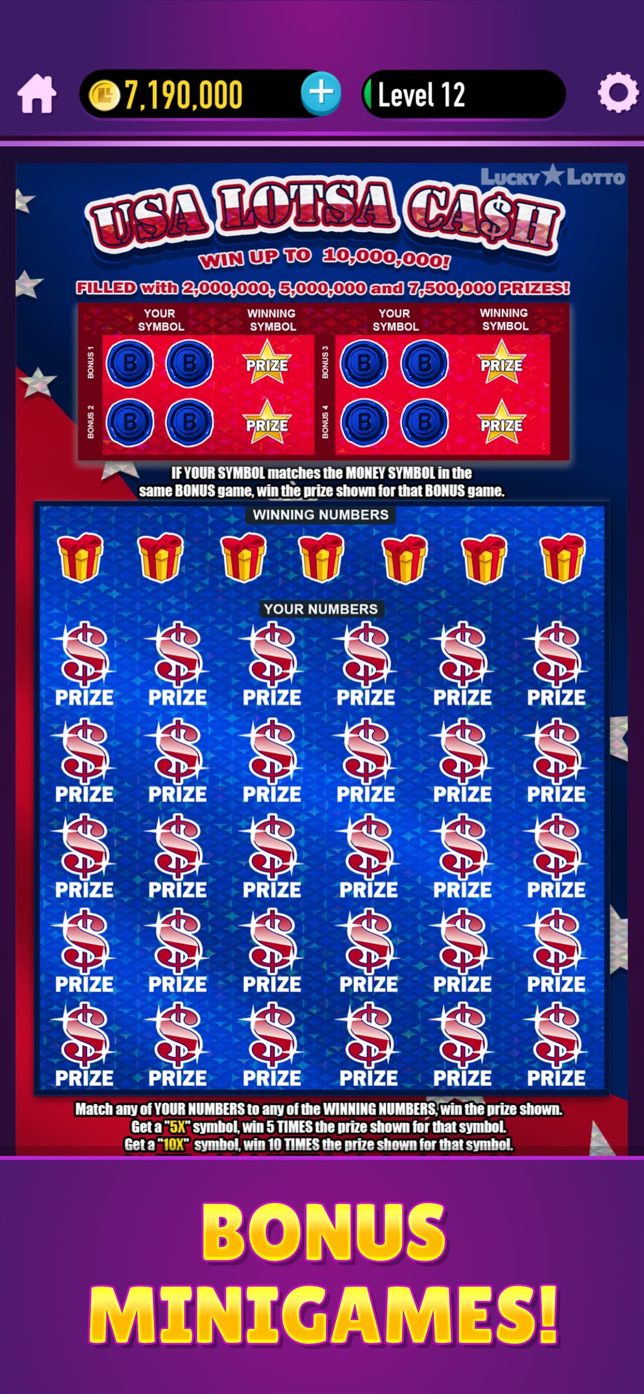 Lucky Lotto - Mega Scratch Off screenshot 4 - screenshot
